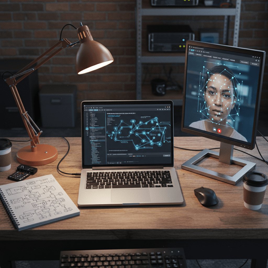 Computer vision training workspace